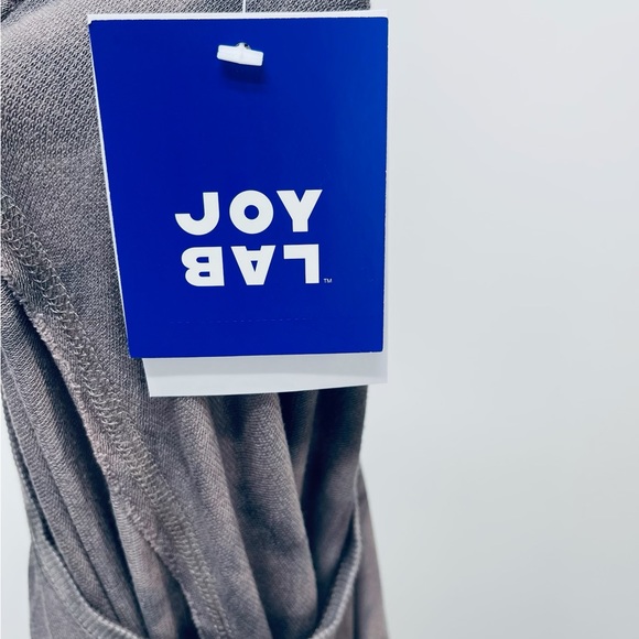 Women’s Joylab Thumb Hole Sweatshirt Tie Dye Iron Tan Gray French Terry ￼Medium - Picture 6 of 11